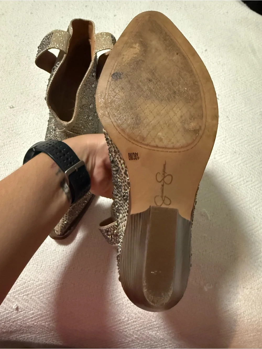 Jessica Simpson tan western